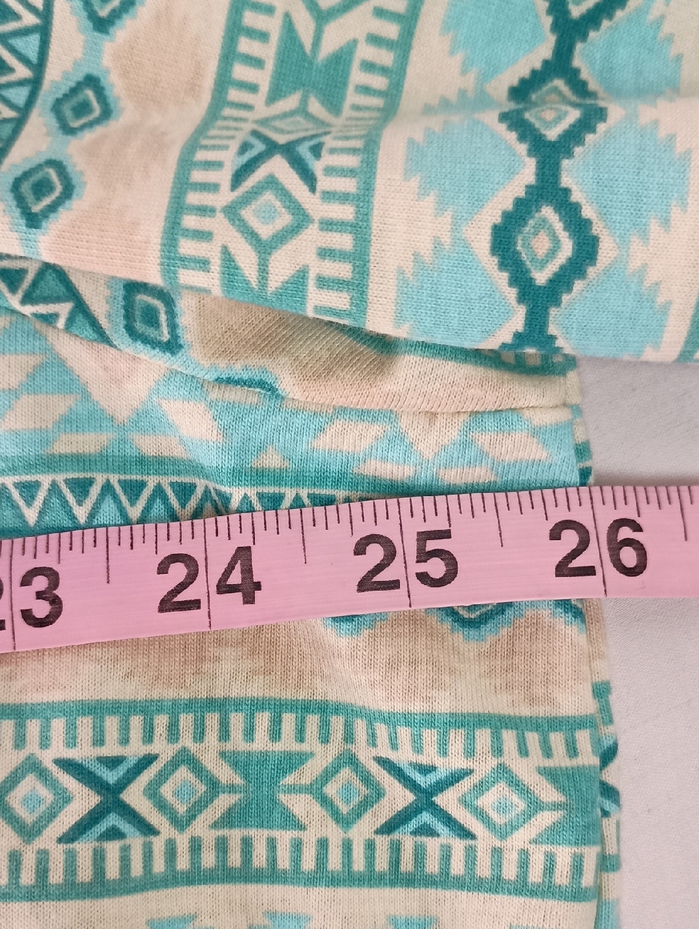Women's Size 2XL Cotton Top Geometric Print Blouse Western Rodeo - Picture 7 of 8